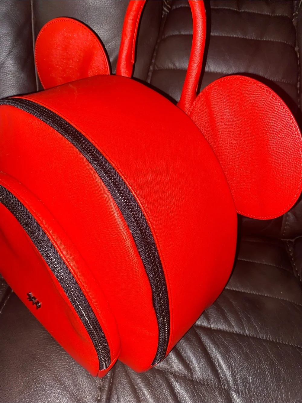 Freshly Picked Red Women's Backpack with Ear Detail